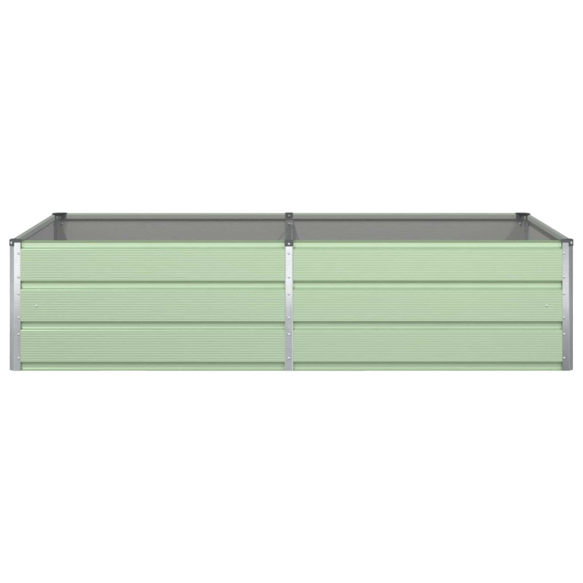 vidaXL Γλάστρα Παστέλ Πράσινο 195 x 100 x 45 εκ Επικαλυμμένος Χάλυβας