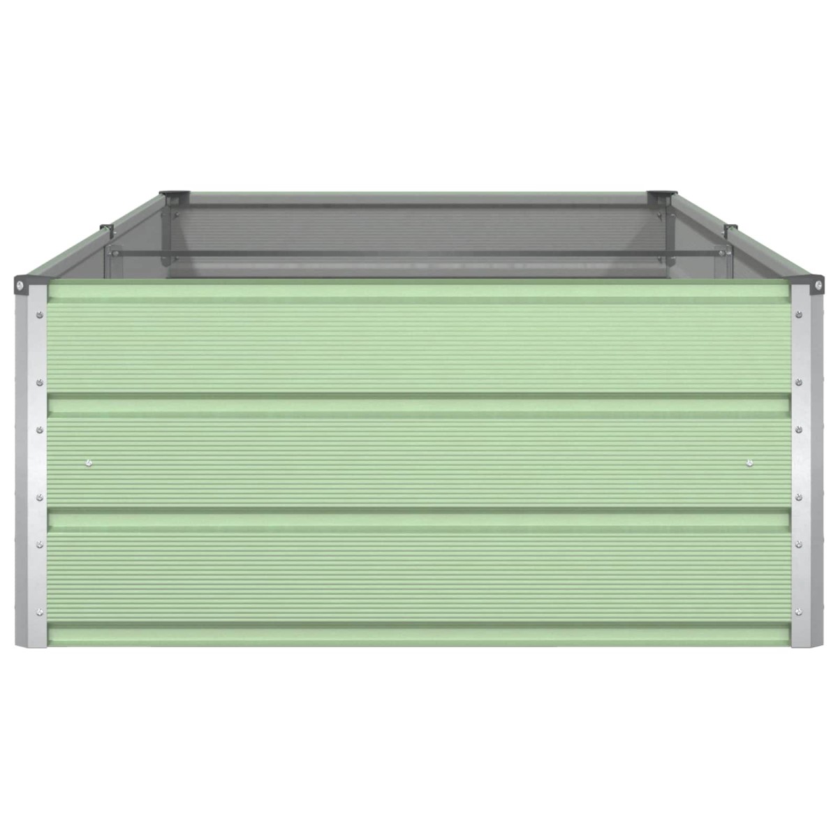 vidaXL Γλάστρα Παστέλ Πράσινο 195 x 100 x 45 εκ Επικαλυμμένος Χάλυβας