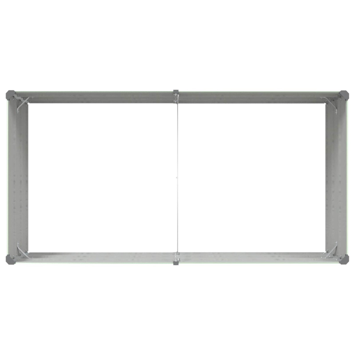 vidaXL Γλάστρα Παστέλ Πράσινο 195 x 100 x 45 εκ Επικαλυμμένος Χάλυβας
