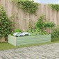 vidaXL Γλάστρα Παστέλ Πράσινο 195 x 100 x 45 εκ Επικαλυμμένος Χάλυβας