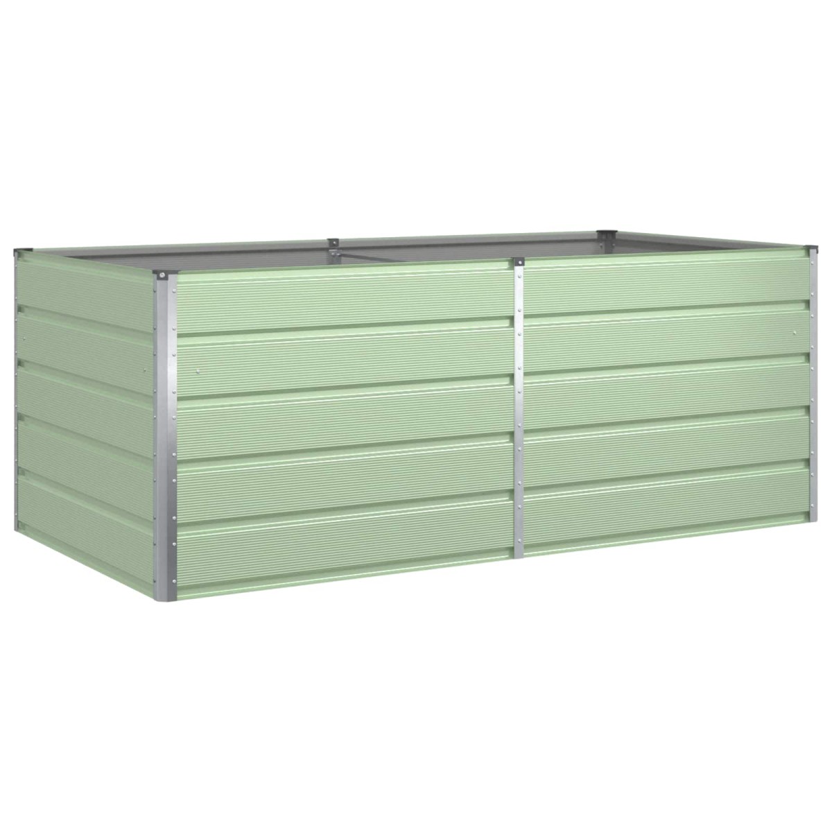 vidaXL Γλάστρα Παστέλ Πράσινο 195 x 100 x 75 εκ Επικαλυμμένος Χάλυβας