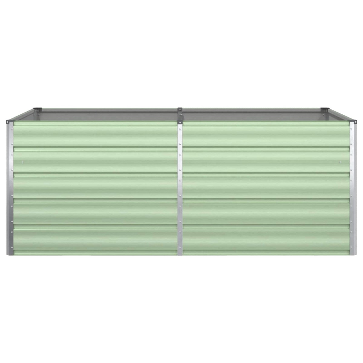 vidaXL Γλάστρα Παστέλ Πράσινο 195 x 100 x 75 εκ Επικαλυμμένος Χάλυβας