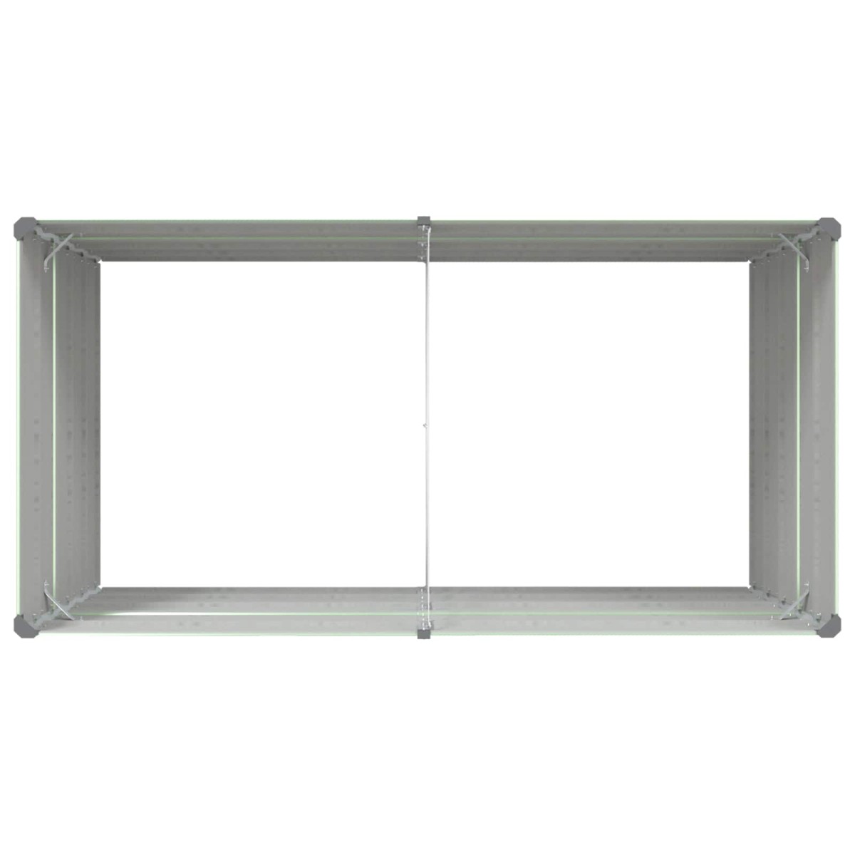 vidaXL Γλάστρα Παστέλ Πράσινο 195 x 100 x 75 εκ Επικαλυμμένος Χάλυβας