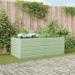 vidaXL Γλάστρα Παστέλ Πράσινο 195 x 100 x 75 εκ Επικαλυμμένος Χάλυβας