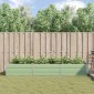 vidaXL Γλάστρα Παστέλ Πράσινο 290 x 100 x 45 εκ Επικαλυμμένος Χάλυβας