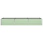 vidaXL Γλάστρα Παστέλ Πράσινο 290 x 100 x 45 εκ Επικαλυμμένος Χάλυβας