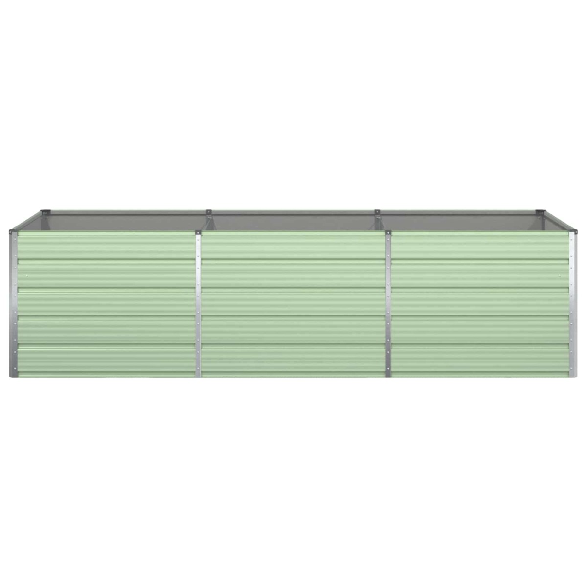 vidaXL Γλάστρα Παστέλ Πράσινο 290 x 100 x 75 εκ Επικαλυμμένος Χάλυβας