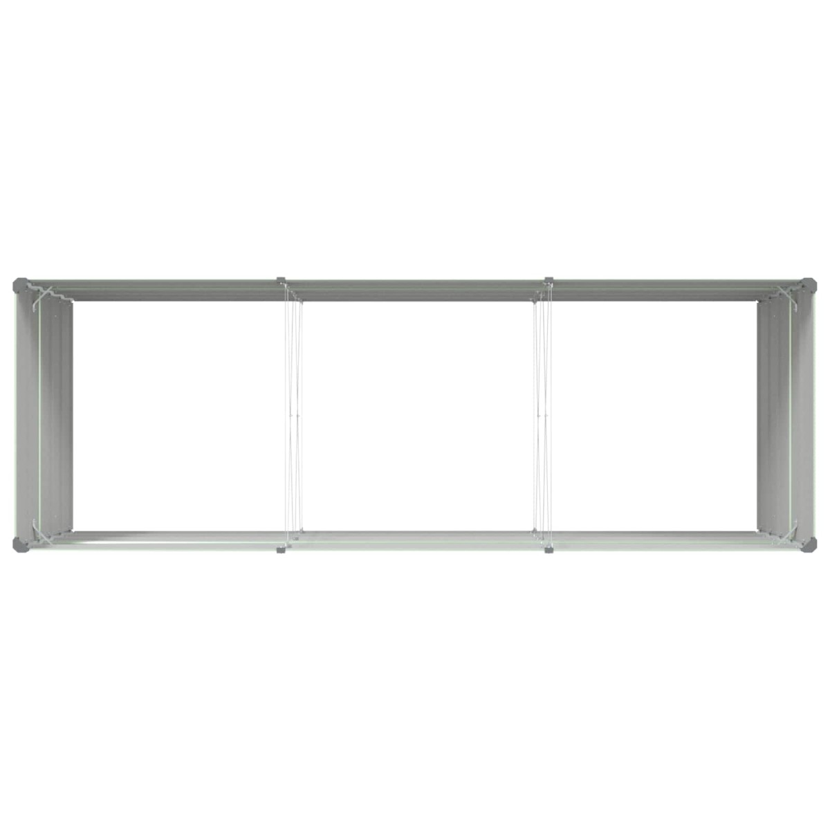 vidaXL Γλάστρα Παστέλ Πράσινο 290 x 100 x 75 εκ Επικαλυμμένος Χάλυβας