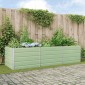 vidaXL Γλάστρα Παστέλ Πράσινο 290 x 100 x 75 εκ Επικαλυμμένος Χάλυβας