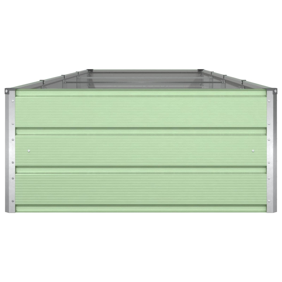 vidaXL Γλάστρα Παστέλ Πράσινο 385 x 100 x 45 εκ Επικαλυμμένος Χάλυβας