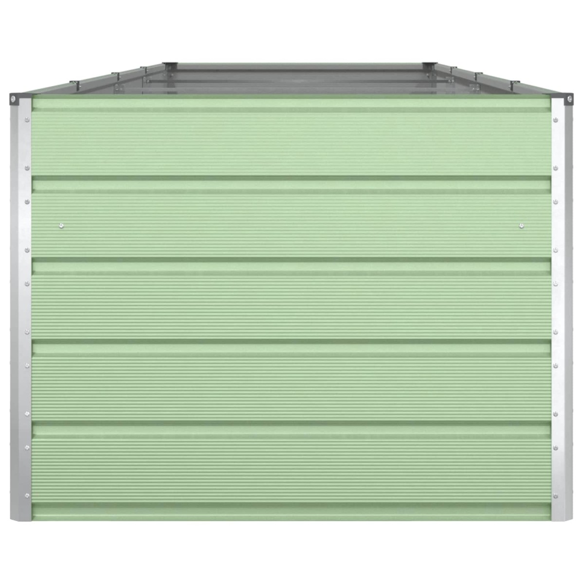 vidaXL Γλάστρα Παστέλ Πράσινο 385 x 100 x 75 εκ Επικαλυμμένος Χάλυβας