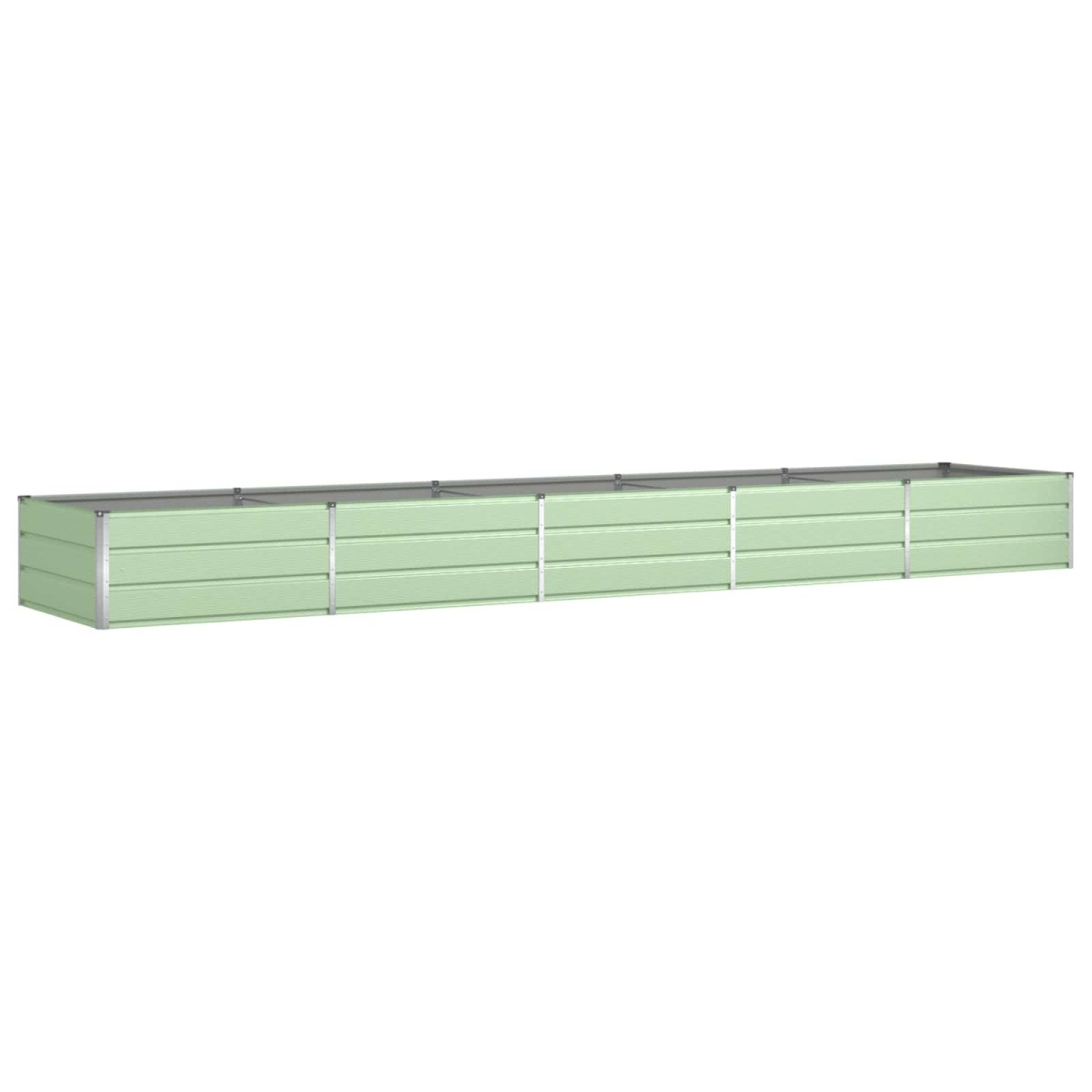 vidaXL Γλάστρα Παστέλ Πράσινο 480 x 100 x 45 εκ Επικαλυμμένος Χάλυβας