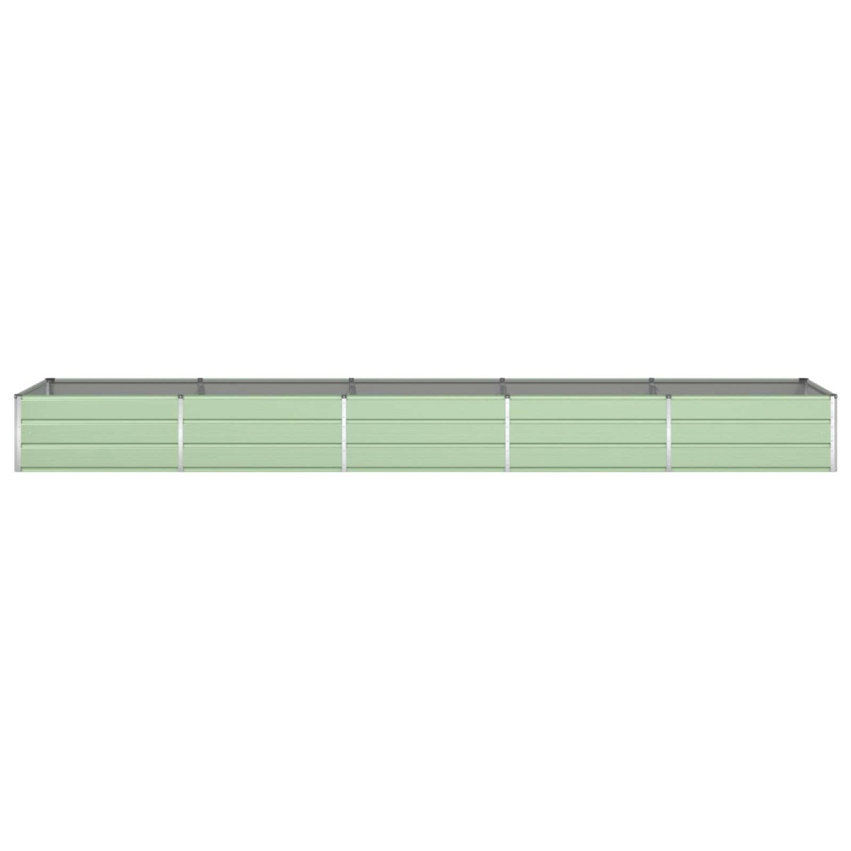 vidaXL Γλάστρα Παστέλ Πράσινο 480 x 100 x 45 εκ Επικαλυμμένος Χάλυβας