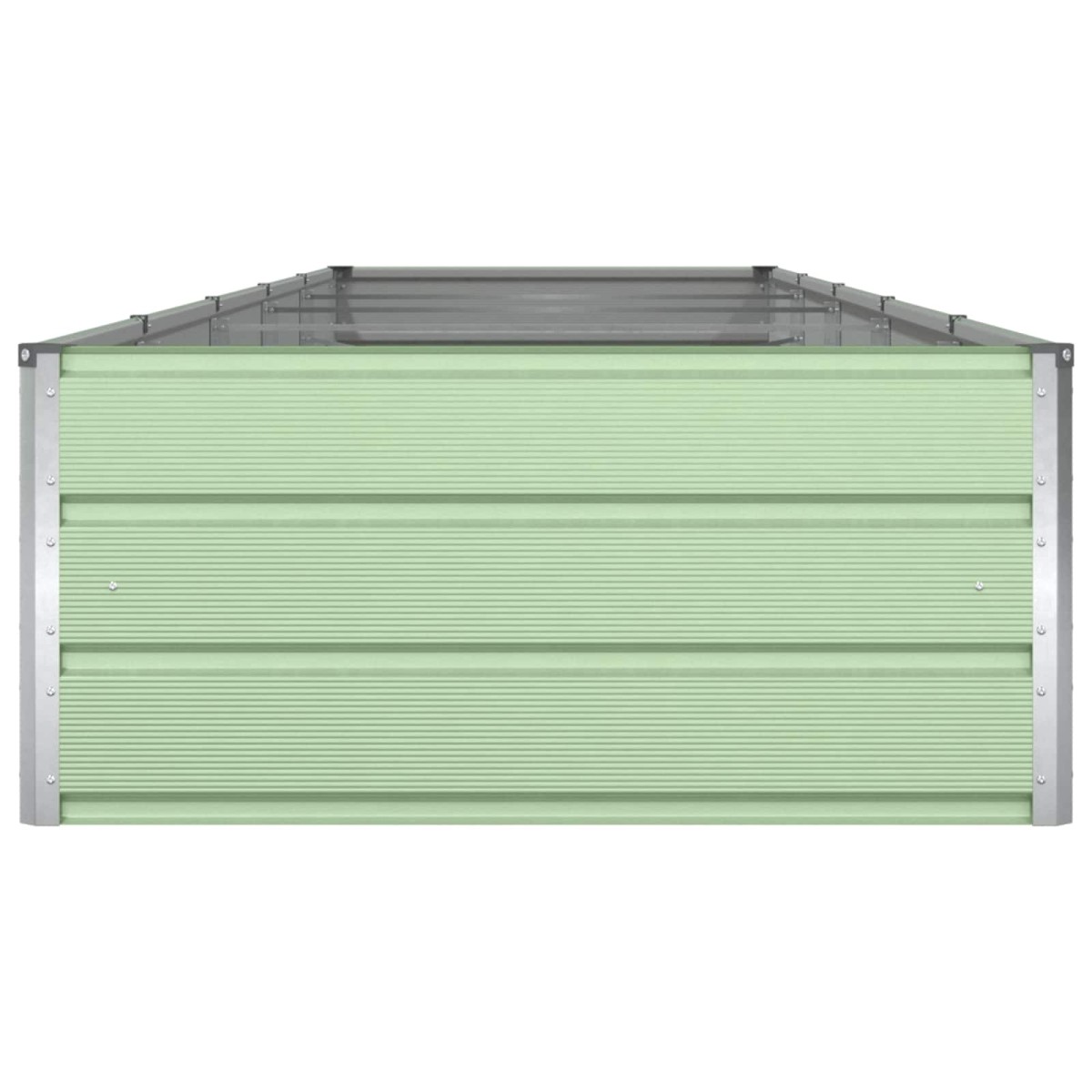 vidaXL Γλάστρα Παστέλ Πράσινο 480 x 100 x 45 εκ Επικαλυμμένος Χάλυβας