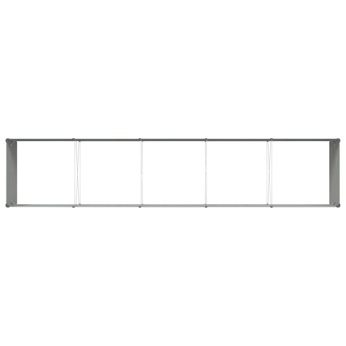 vidaXL Γλάστρα Παστέλ Πράσινο 480 x 100 x 45 εκ Επικαλυμμένος Χάλυβας