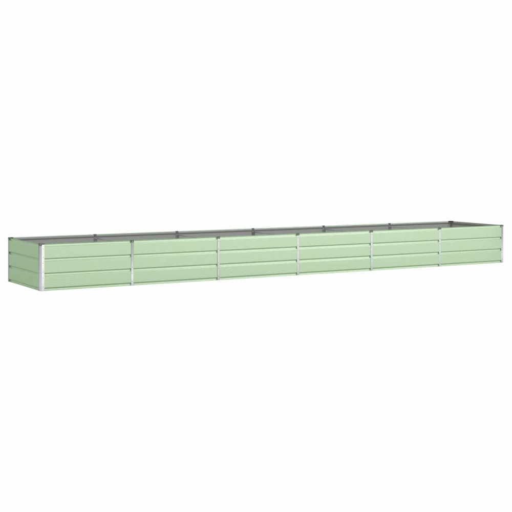 vidaXL Γλάστρα Παστέλ Πράσινο 580 x 100 x 45 εκ Επικαλυμμένος Χάλυβας