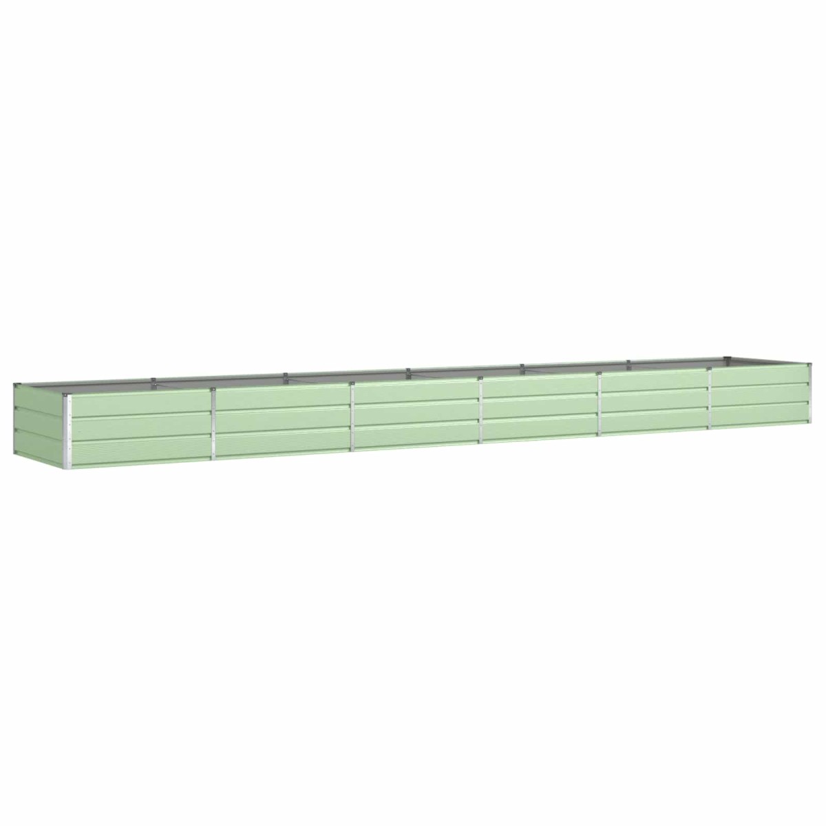 vidaXL Γλάστρα Παστέλ Πράσινο 580 x 100 x 45 εκ Επικαλυμμένος Χάλυβας