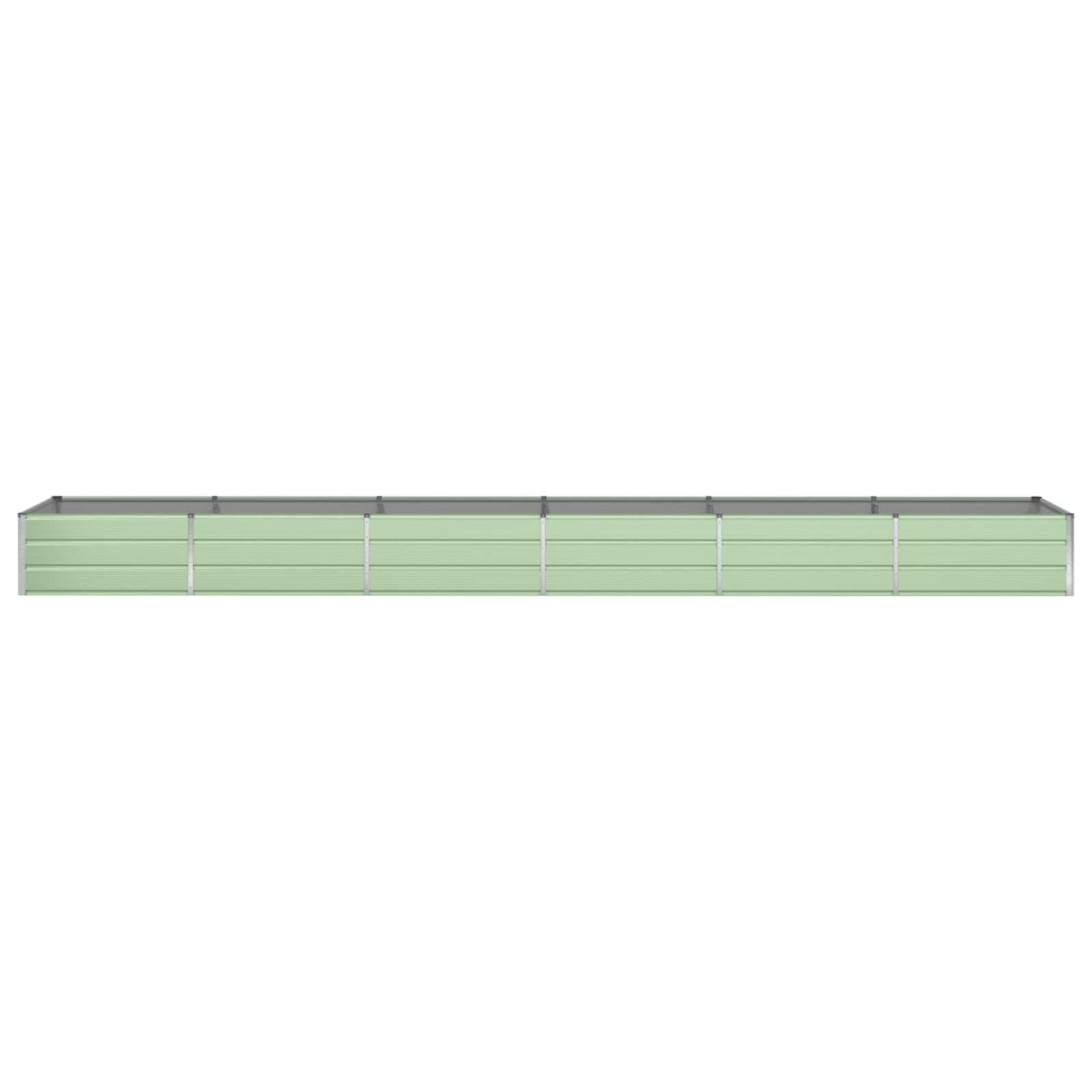 vidaXL Γλάστρα Παστέλ Πράσινο 580 x 100 x 45 εκ Επικαλυμμένος Χάλυβας