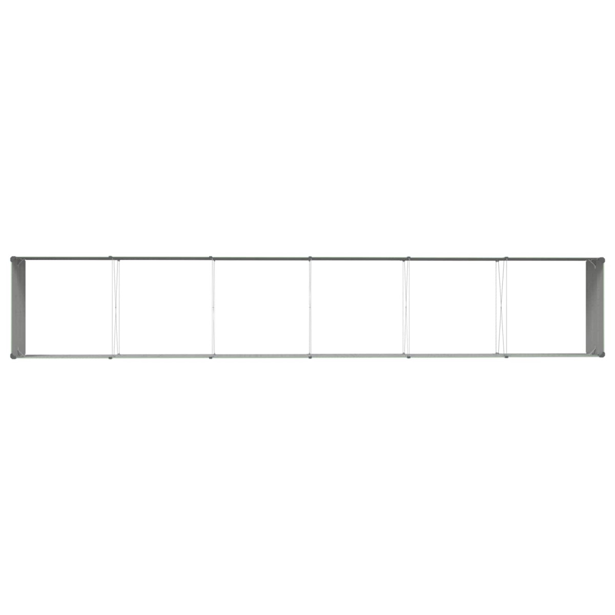 vidaXL Γλάστρα Παστέλ Πράσινο 580 x 100 x 45 εκ Επικαλυμμένος Χάλυβας