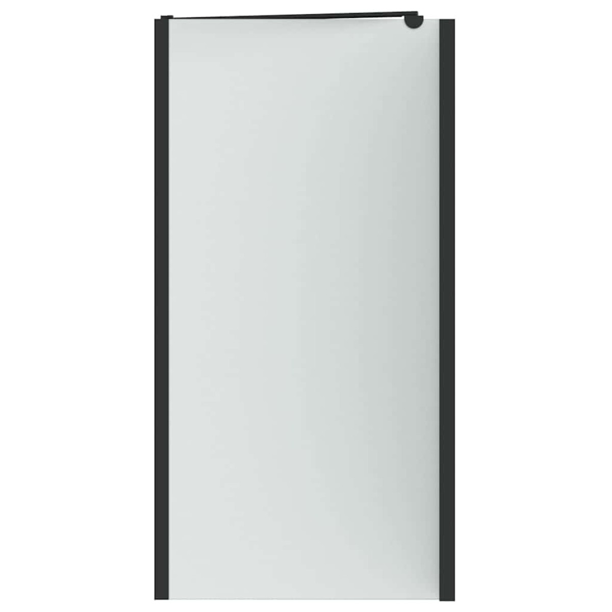 vidaXL Καλυμμα Ντους Μαύρο 120 x 68 x 130 εκ. ESG Γυαλί και Αλουμίνιο