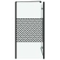 vidaXL Μπανιέρα Γεωμετρικό Μαύρο 120 x 67 x 129 εκ.