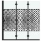vidaXL Καλυμμα Ντους Μαύρο και Διαφανές 130 x 130 cm σκληρυμένο γυαλί