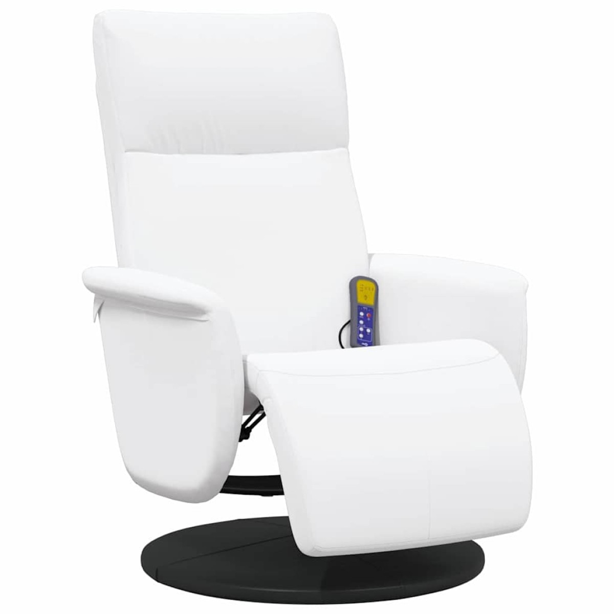 vidaXL Κάθισμα μασάζ Λευκό 71 x 90 x 105 εκ. Τεχνητό Δέρμα