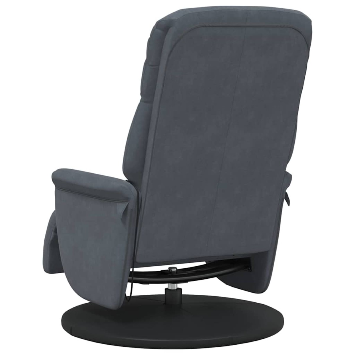 vidaXL Κάθισμα μασάζ Σκούρο Γκρι 91 x 71 x 105 εκ. Βελούδο