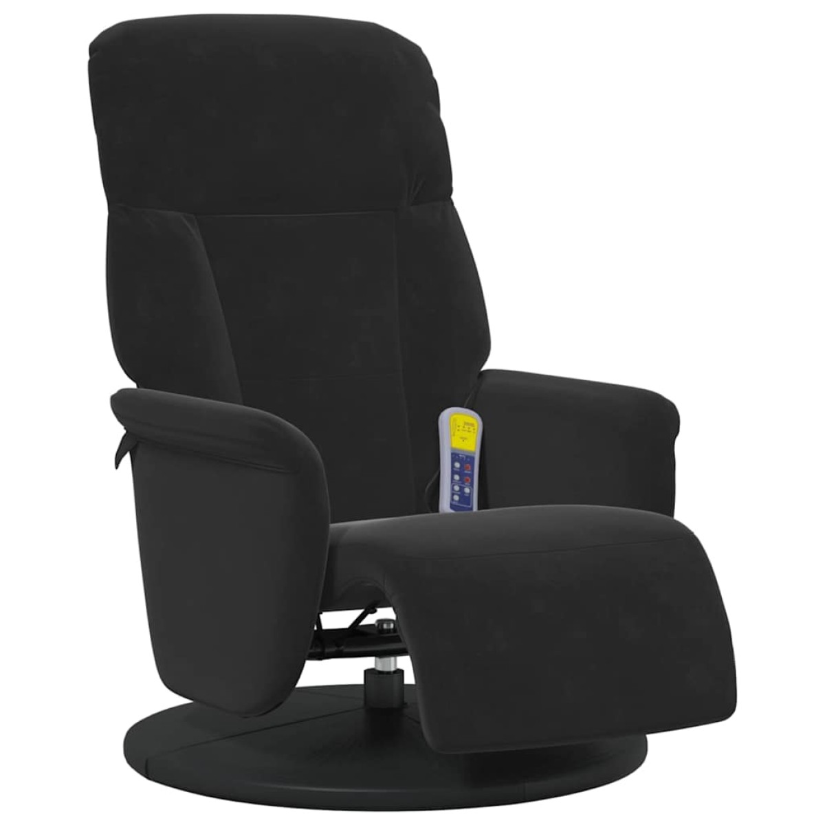 vidaXL Κάθισμα μασάζ Μαύρο 91 x 71 x 105 εκ. Βελούδο