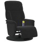 vidaXL Κάθισμα μασάζ Μαύρο 91 x 71 x 105 εκ. Βελούδο