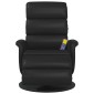 vidaXL Κάθισμα μασάζ Μαύρο 71 x 98 x 106 εκ. Τεχνητό Δέρμα
