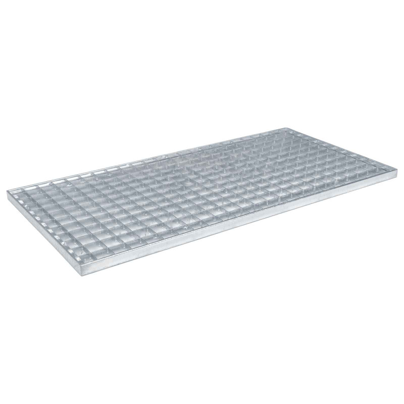 vidaXL Σίτα Ασημί 80 x 40 x 2 cm Γαλβανισμένο Ατσάλι Ψυχρής Βύθισης