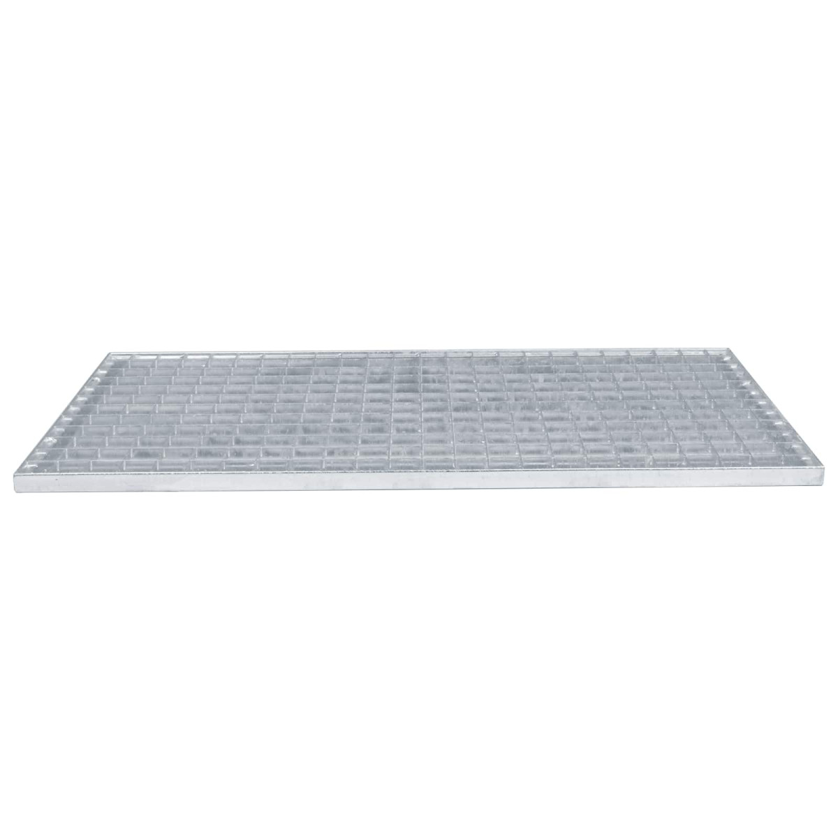 vidaXL Σίτα Ασημί 80 x 40 x 2 cm Γαλβανισμένο Ατσάλι Ψυχρής Βύθισης