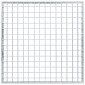 vidaXL Σίτα Ασημί 50 x 50 x 2 cm Γαλβανισμένο Ατσάλι Ψυχρής Βύθισης