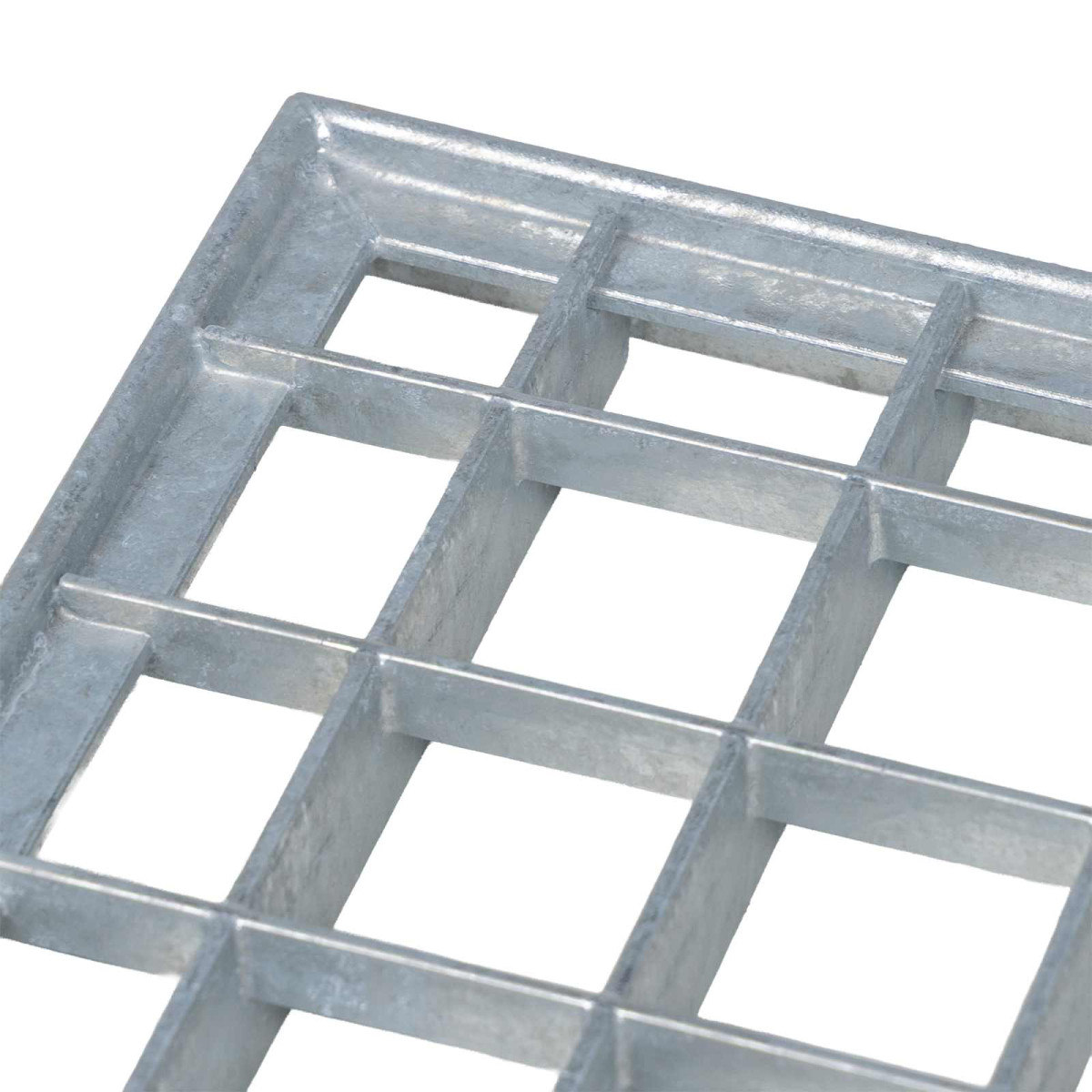 vidaXL Σίτα Ασημί 50 x 50 x 2 cm Γαλβανισμένο Ατσάλι Ψυχρής Βύθισης