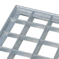 vidaXL Σίτα Ασημί 50 x 50 x 2 cm Γαλβανισμένο Ατσάλι Ψυχρής Βύθισης