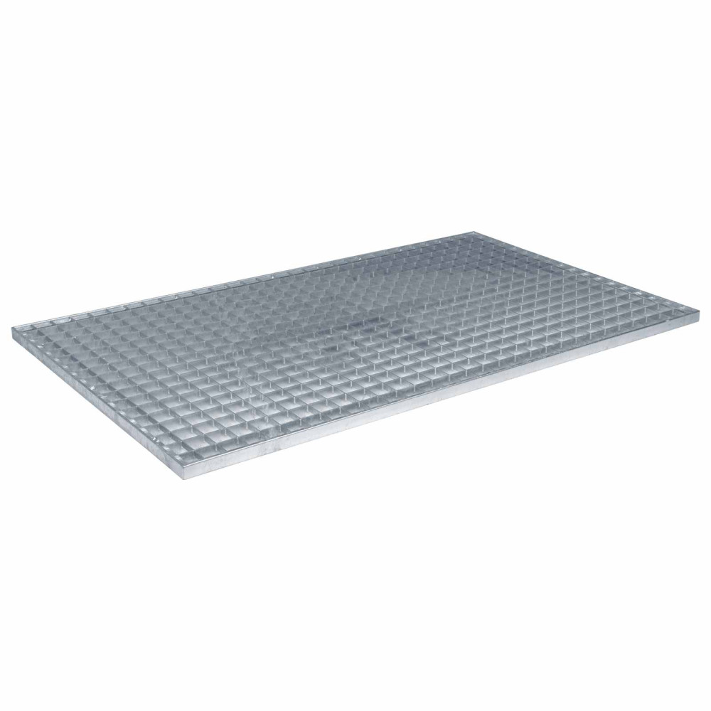 vidaXL Σίτα Ασημί 100 x 60 x 2 cm Γαλβανισμένο Ατσάλι Ψυχρής Βύθισης