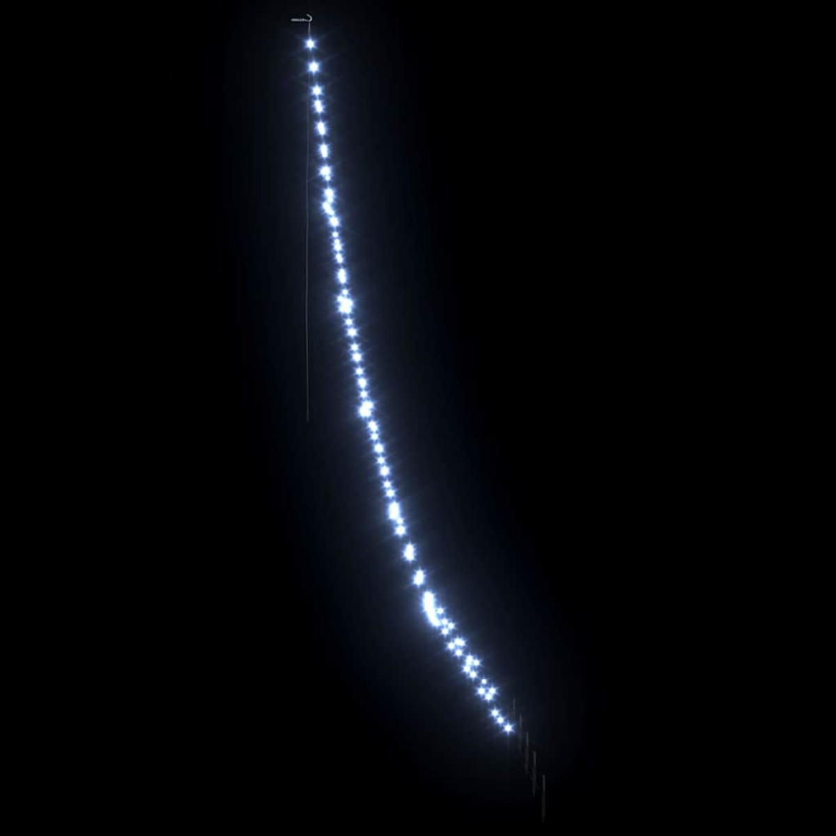 vidaXL Χριστουγεννιάτικο Δέντρο LED με Σφήνες Εδάφους 306 εκ Μέταλλο