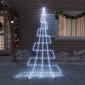 vidaXL Χριστουγεννιάτικο Δέντρο LED με Σφήνες Εδάφους 511 εκ Μέταλλο