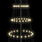 vidaXL LED Χριστουγεννιάτικο Δέντρο με βάση Θερμό λευκό 250 cm Μέταλλο