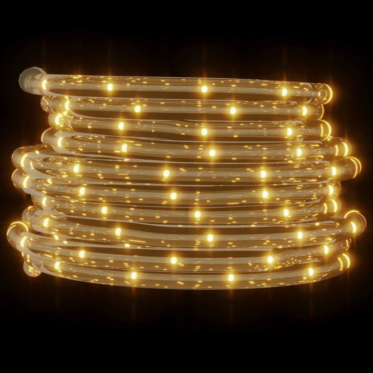 vidaXL Φωτιστικό Συρματόσχοινο με 2400 LED Θερμό λευκό 100 m PVC