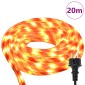 vidaXL Φωτιστικό Συρματόσχοινο με 480 LED Θερμό λευκό 20 m PVC