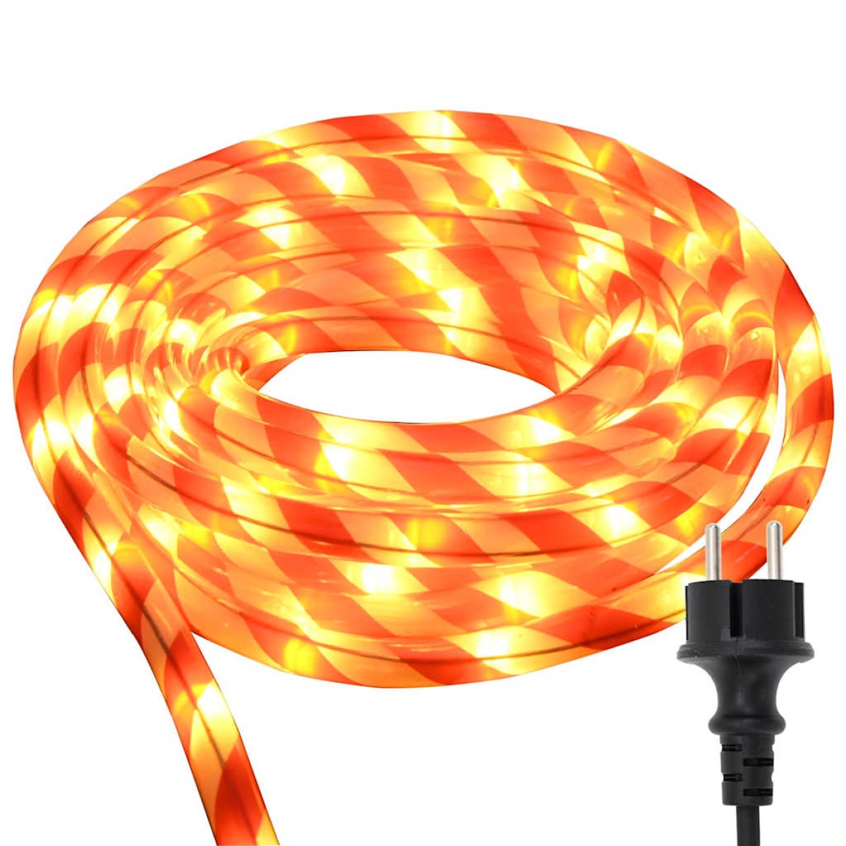 vidaXL Φωτιστικό Συρματόσχοινο με 2400 LED Θερμό λευκό 100 m PVC