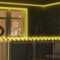 vidaXL Φωτιστικό Συρματόσχοινο με 240 LED Θερμό λευκό 10 m PVC