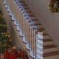 vidaXL Φωτιστικό Συρματόσχοινο με 480 LED Κρύο Λευκό 20 m PVC