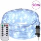 vidaXL Φωτιστικό Συρματόσχοινο με 1200 LED Κρύο Λευκό 50 m PVC