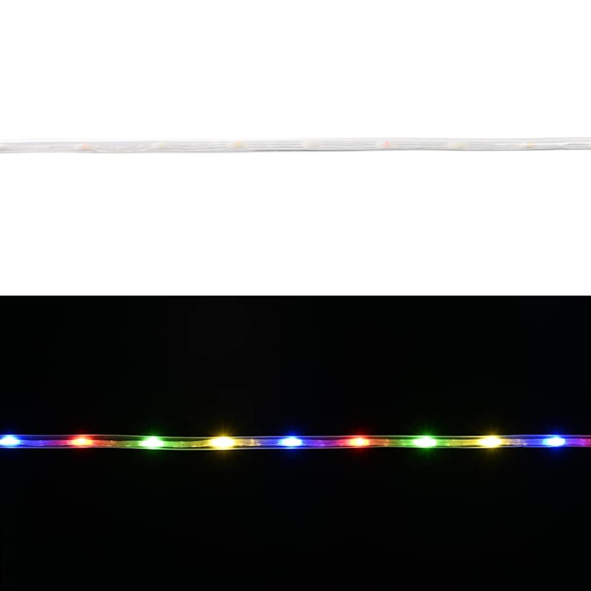 vidaXL Φωτιστικό Συρματόσχοινο με 240 LED Πολύχρωμο 10 m PVC