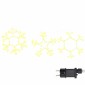 vidaXL Χριστουγεννιάτικο Χιόνι με 252 LED Θερμό λευκό 44,5 x 38 εκ PVC