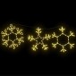 vidaXL Χριστουγεννιάτικο Χιόνι με 252 LED Θερμό λευκό 44,5 x 38 εκ PVC