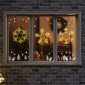 vidaXL Χριστουγεννιάτικο Χιόνι με 252 LED Θερμό λευκό 44,5 x 38 εκ PVC